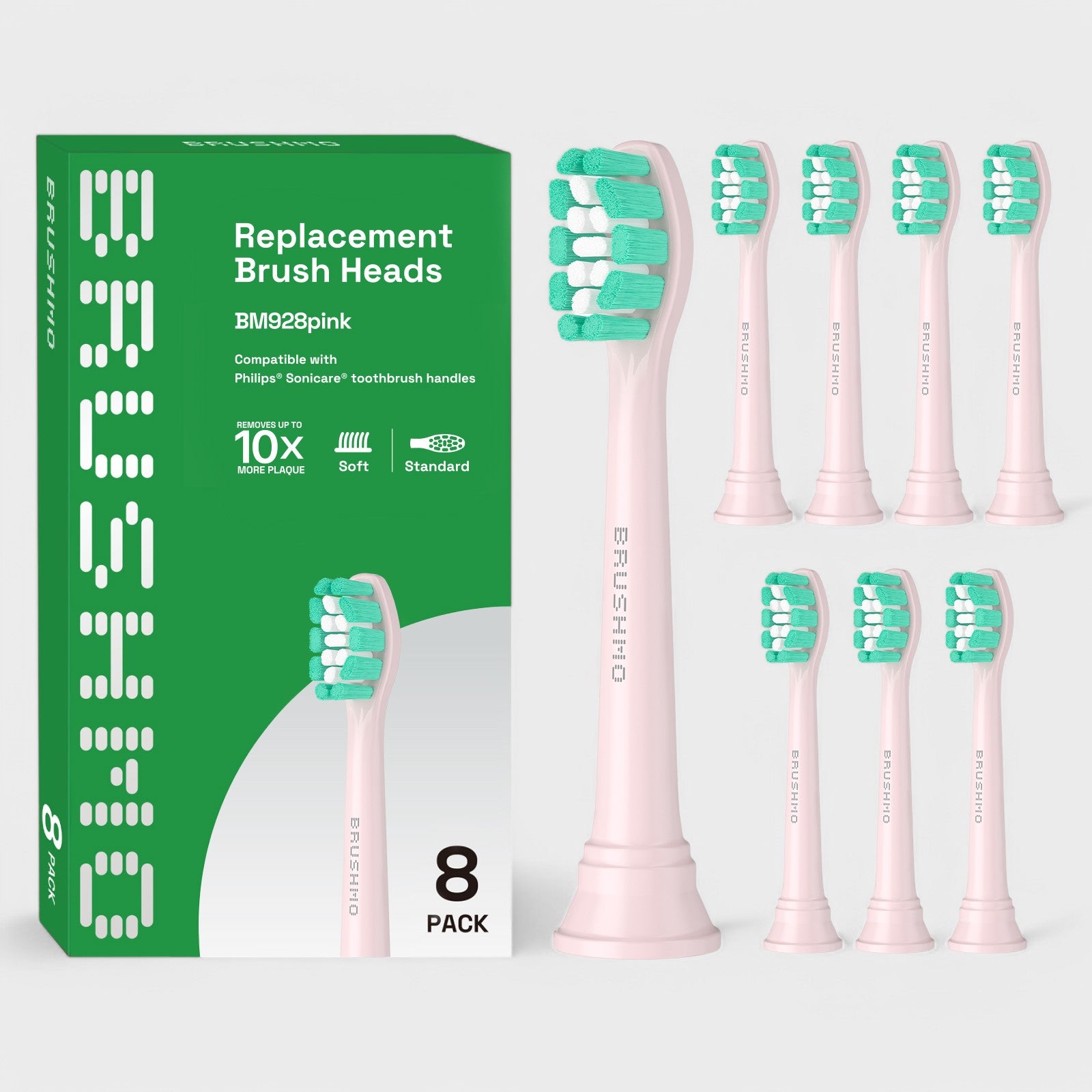 プラークコントロール ブラシヘッド BM928 レギュラーサイズ 8本入り