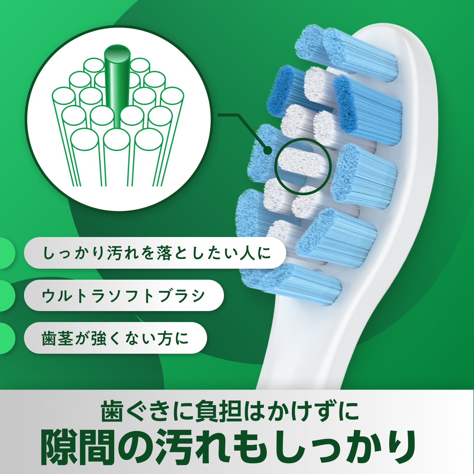 ガムケア ブラシヘッド BM938 レギュラーサイズ 8本入