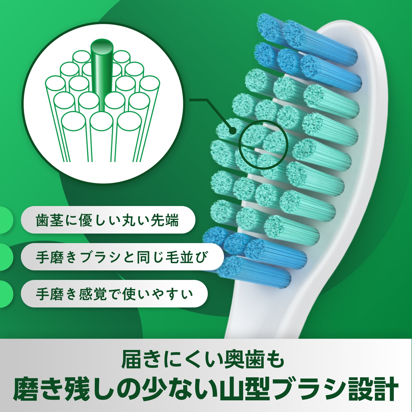 トータルクリーン ブラシヘッド BM618 レギュラーサイズ 8本入