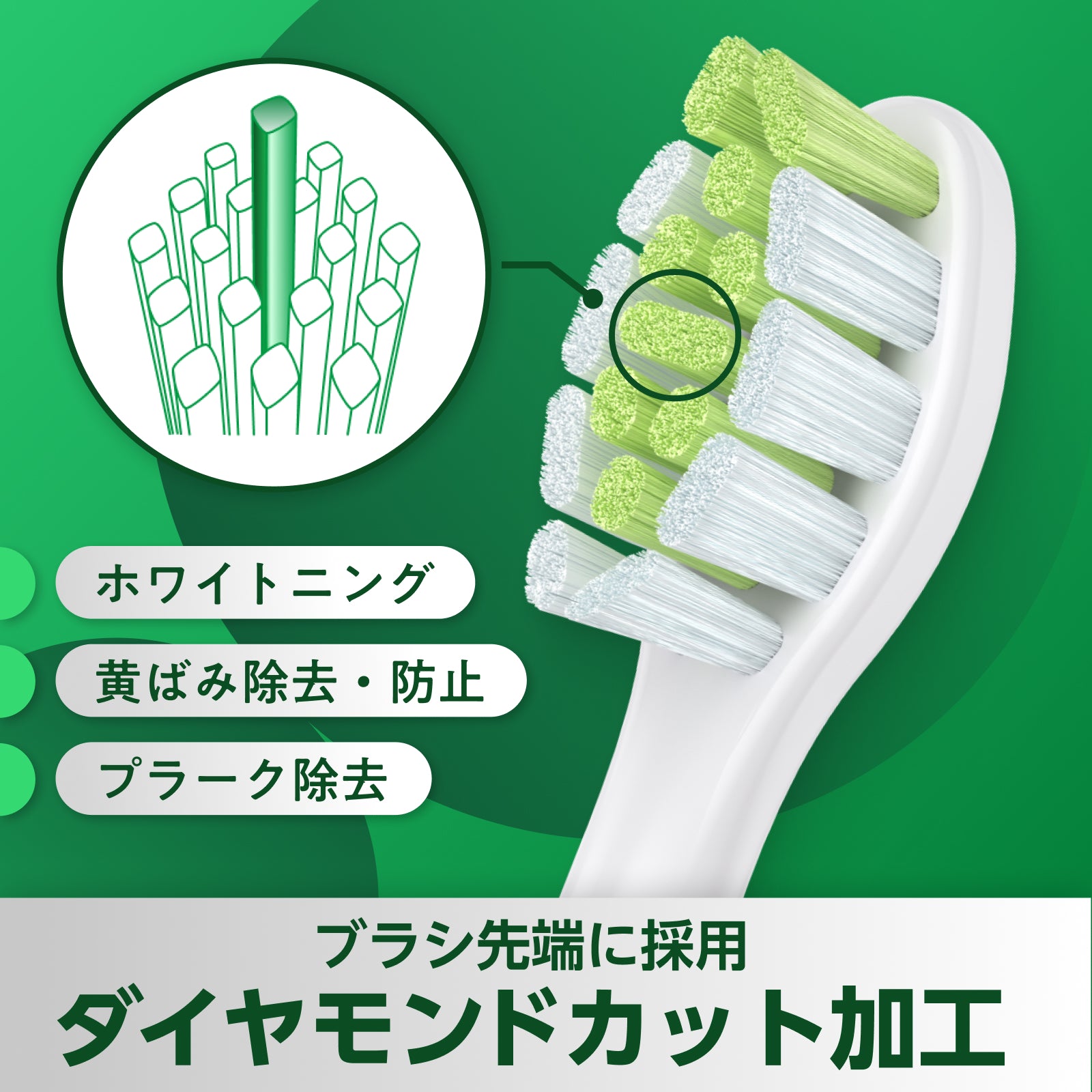 ホワイトニング ブラシヘッド BM668 レギュラーサイズ 8本入